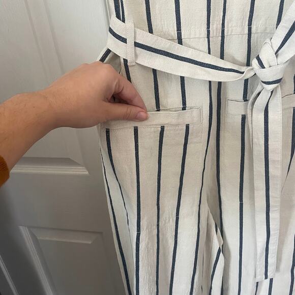 NWT Madewell Striped Pull-On Jumpsuit - Picture 3 of 5